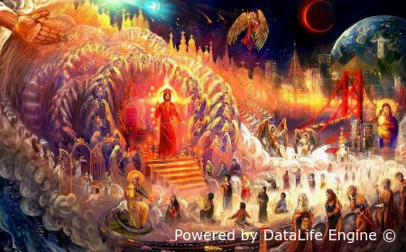 Иконъа Создателя всiхъ Высшiхъ Жiвiхъ Мiровъ